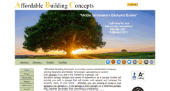 Desktop Screenshot of affordable-buildings.com